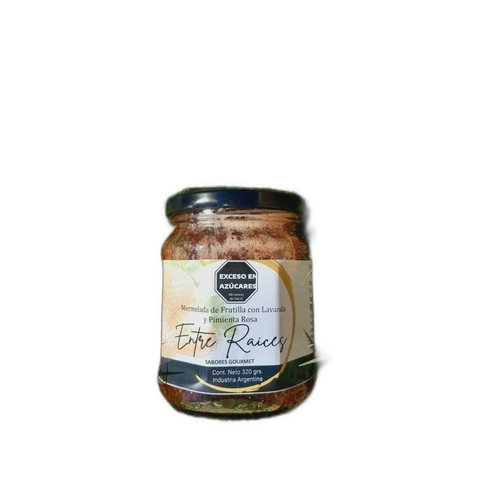 Mermelada de Frutilla, Lavanda y Pimienta rosa | Entre Raíces - comprar online