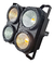 Mini Brut 400w Led 4 Lâmpadas Case C/ 5 - Branco Quente/frio na internet
