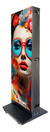 Totem Led Dupla Face Indoor P2.5 Tela 640x1920mm Propaganda - AZUL Light