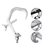 Kit 10 Gancho Garra Alumínio Clamp Treliças Iluminação 50kg na internet