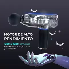 Pistola Masajeadora Rehabilitacion Muscular Portatil - tienda online
