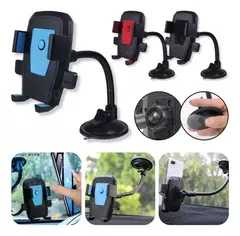Soporte Universal Celular Auto Flexible Con Sopapa Y Pinza en internet