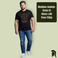 Camiseta Plus Size Valhalla Preta - Algodão Premium - Retrology