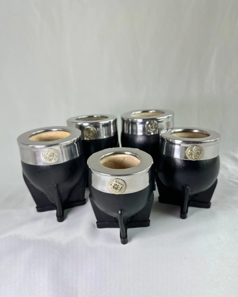 Mate Imperial de calabaza con virola acero + dije - comprar online