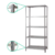 Estanterías 60x90x200 - 5 Estantes Reforzados para 70kg por nivel - comprar online