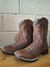 Bota Texana Texas Stars Couro Castanho Inteiro - comprar online
