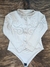 Body Manga Longa Bege Arabesco Radade