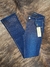 Calça Jeans Feminina Country & Cia Azul Escura Bordada em Pedras Cor Bronze - comprar online