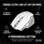 Mouse Corsair M65 RGB ULTRA Wireless White Gaming