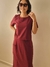 CONJUNTO SAIA E BLUSA MARIANA - MARSALA na internet