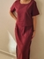 CONJUNTO SAIA E BLUSA MARIANA - MARSALA