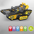 Assembled Engineering Vehicle 4 in 1 (Yellow) - (Control Remoto - Programable - Ensamblable) - Gemu