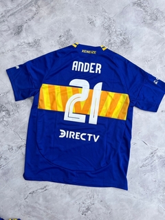 CAMISETA TITULAR DE BOCA (con número)