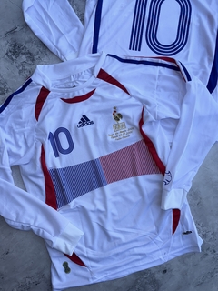 CAMISETA MANGA LARGA FRANCIA ZIDANE FINAL MUNDIAL 2006 - comprar online