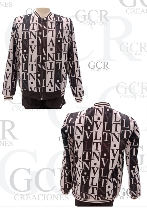 Chaqueta Estampada sin Capota