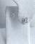 Brinco Zircônia Retangular Cristal 8x6mm na internet