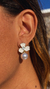 Brinco Flor Com Perola - comprar online