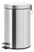 PORTA RESIDUOS REDONDO A PEDAL 12 LTS INOXIDABLE - comprar online