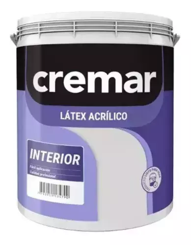 LATEX INTERIOR BLANCO - CREMAR - SINTEPLAST