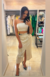 Conjunto Linho Saia Midi + Cropped