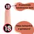 Capa Peniana Com Dois Furos Anel Escrotal Em Cyberskin 20cm - loja online