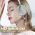 P9 fones de ouvido bluetooth sem fio over-ear com cancelamento de ruído fones d - Santiago's