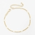 Pulseira Feminina Banhada a Ouro com Detalhes em Corações 18k