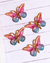 Aplique Borboleta Encantada - Erva Doce Scrap