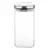 Pote de Vidro Liso com Tampa Rosca Inox - comprar online