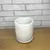 Vaso de Cerâmica Branco com Pratinho Acoplado | Elegância e Praticidade na Decoração