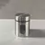 Pote de Vidro com Inox e Visor Frontal – 600ml | Organização com Estilo