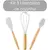 Kit 3 Utensílios Cozinha Espatula+Pincel+Batedor Cinza - É Quase 20