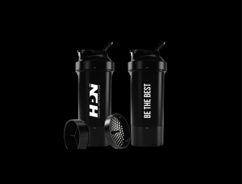 SHAKER ALL BLACK - 800ml BE THE BEST - comprar online