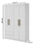 GUARDA-ROUPA LOPAS ZEUS 4 PORTAS C/ESP C/PES