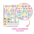 Kit 4 Cadernos Be Happy Candy Donuts Neon 80 folhas 1 matéria