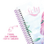 Caderno Universitário Sereia Mar Feminino 1 matéria 80 fls - Mochila Mágica Mamadeira Caderno Boia 