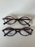 Vintage round Carey transparente (CON LOGO) - comprar online