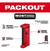 Portarrollo Packout Para Placa 48228337 Milwaukee - comprar en línea