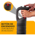Batidora De Inmersión Industrial Rhino Turlic-650 Negra Y Acero Inoxidable 60 Hz 650w - El Rey Ferretero