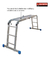 Imagen de Escalera Multiposiciones Aluminio 12 Peldaños Con Charola