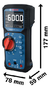 Imagen de Multímetro Profesional Bosch Gdm 600-15 True Rms