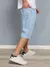 Bermuda Jeans Balão Masculina com Boca Larga - Estilo Casual e Confortável - Vastizze