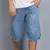 Bermuda Jeans Balão Masculina com Boca Larga - Estilo Casual e Confortável - loja online