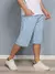 Bermuda Jeans Balão Masculina com Boca Larga - Estilo Casual e Confortável