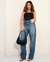 Calça Jeans Reta Cintura Alta