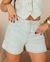 Shorts Jeans Mom Listrado