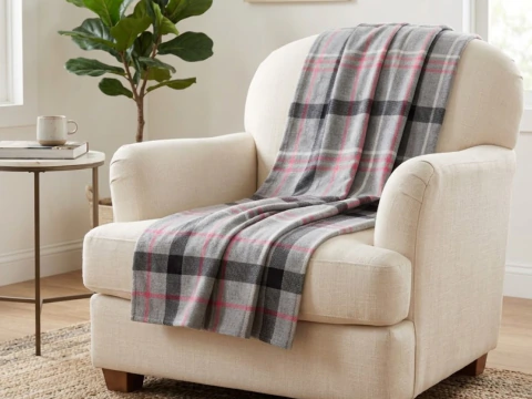 Mantón estilo Burberry