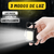 Chaveiro Mini Lanterna de Emergência – Led - USB Recarregável - 3 Modos De Luz - Pegasus