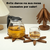 Conjunto Árvore Madeira - Resistente ao calor - Tapete de Mesa - Isolamento Térmico - Pegasus