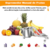 Espremedor Manual de Frutas Premium, Resistente Desmontável, Metal de Qualidade - Pegasus